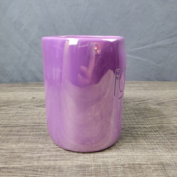 Rae‎ Dunn Artisan Collection Iridescent Purple Fortune Teller Halloween Mug - Picture 2 of 6